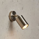 6W Wall Spotlight Adjustable Stainless Steel 380lm IP44 4000K Chrome 6W Wall Spotlight Adjustable Stainless Steel 380lm IP44 4000K Chrome